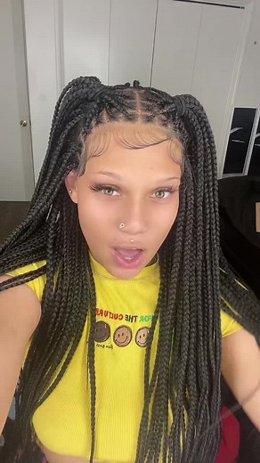 BOX BRAID WIG 😩😩 link in bio!! Wig from @wequeenhair @Wequeen use code MARS