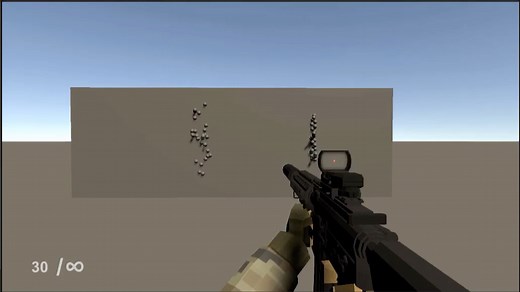 【unity】花了大半天实现的fps基础控制效果