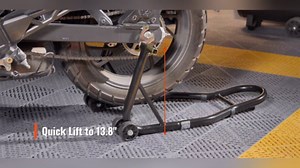 BENTISM Motorcycle Front & Rear Stand 850 lbs Bike Wheel Lift Forklift Spoolift Paddock Swingarm Lift U L Design for Most Yamaha Honda Kawasaki Suzuki Motorcycles