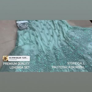 PREMIUM QUALITY LEHENGA SET STORE CALL 9841722062 KTM,NEPAL 5metre plus big flairs 4colors available | Kollection Wears Kathmandu | Facebook