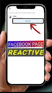 how to reactive Facebook page#facebookpage #facebooktips #tech