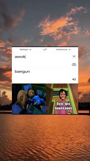 upin ipin meme absurd 😭