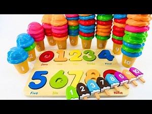 Kids Count to 10 & Learn Colors in English & Spanish | Toddler Learning Kid Friendly Activities!