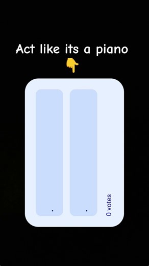 act like its a piano #interactive #cool #rushe #meme #song #piano