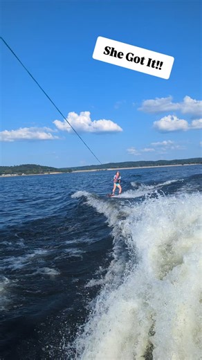 Woot woot, Kyah got up on the wakeboard for the first time! Kevin and I just learned also & we're in our forties. None of us actually know what we're doing, we just watched a YouTube video and tried it haha. Fun times and memories were made and that's all that matters. #lakelife #wakeboard #fun #familyfun #lakehudson | Hidden Heights Farm