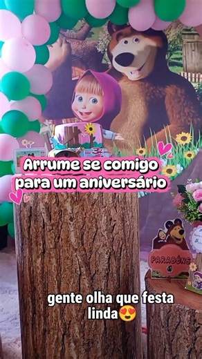 arrume se comigo para um aniversário 🥳🎂 #viral #festa #foryou #aniversario