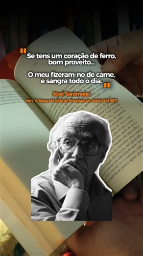 Uma citação pode mudar o dia inteiro 📖✨#josésaramago #citações #livros