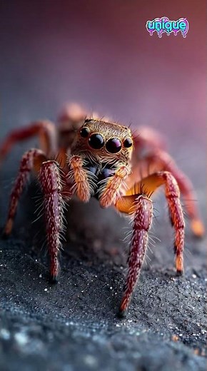“Jumping Spider Facts: Tiny Hunters with Big Skills!” #animals #facts #uniquefacts #nature #spider