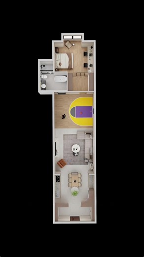 Transforming a Bad Floor Plan in a 90㎡ Apartment