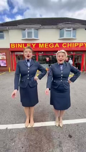 The D-Day Darlings Visit Binley Mega Chippy