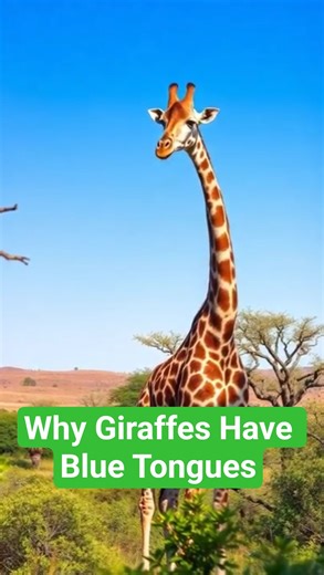 Why Giraffes Have Blue Tongues
