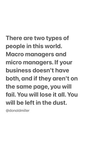 ➡️ Vision isn’t everything. Vision and execution is everything. | Donald Miller