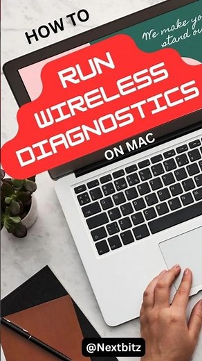How To Run Wireless Diagnostics On Mac Computers #mac #wifi #wireless #mcbookair #network