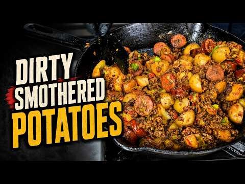 These Dirty Smothered Potatoes Are a Full Meal in One Skillet