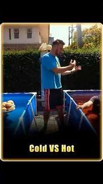 Cold Water vs. Hot Water Challenge #foryou #challenge #fyp #funny