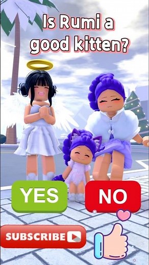 Is Rumi a good kitten?| Michael Roblox RP