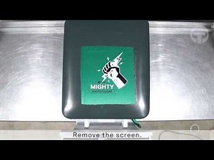 TULCO ECCO Mighty Textile Ink: Screen Printing Tutorial