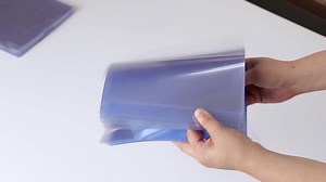 Book Cover Packaging Transparent Plastic PVC Sheet for Laser Cutting