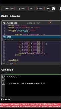 Pseudocode String Handling Trick