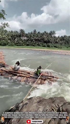 Bamboo Raft Tool: Traditional Innovation for Efficient River Transportation