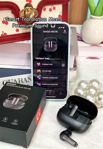 Smart Translation Earbuds with HiFi Sound Quality