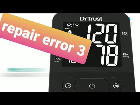 BP monitor repair error 3 ( part 1)