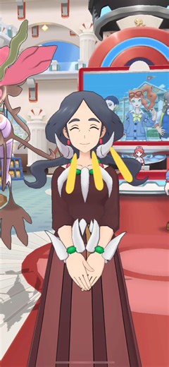 👥 #ATrainerADay Today’s Trainer is—Drasna!Here’s a morning greeting from Drasna. 🌄#PokemonMasters
