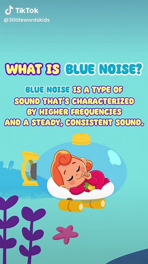 What is Blue Noise? 💙 Blue noise is like nature’s lullaby! It’s a sound that mimics calming natural elements like raindrops and gentle ocean waves. Here’s why it’s so special: Calming for Babies Blue noise helps your baby relax and fall asleep by masking sudden sharp noises, creating a steady and peaceful sound environment. Higher Frequencies Unlike white noise, blue noise has slightly higher frequencies, which can be more effective in soothing restless moments. Try it out and let the soothing 