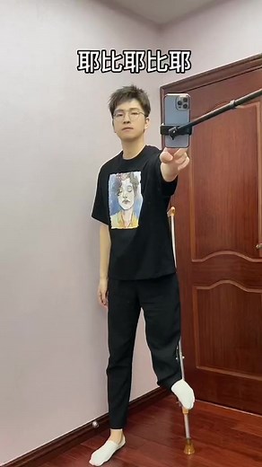 #short leg leg #polio #one leg shorter than the other #hot disabled guy #huge shoe lift #raised shoe #leg length discrepancy #built up shoe