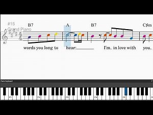Do You Want To Know A Secret? by The Beatles - Easy piano tutorials with leadsheet and chords