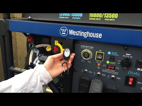 Part 11- Westinghouse WGEN12000DF 15000 Watt Dual Fuel Generator Hookup, Startup & Shutdown.