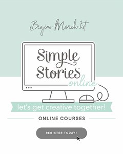 🎉Introducing ONLINE CLASSES from Simple Stories! 🎉 Join us in March 2024 for the first edition of Simple Stories Online, featuring the Fresh Air collection. During this month-long event we will be creating layouts, a 6x8 album, & MORE! Click the ‘Online Courses’ tab on our website for more information, including the class schedule. Kits are LIMITED! Reserve your spot TODAY! https://www.simplestories.com/pages/online-classes #simplestories #shareyourstorysimply #ssfreshair #ssonlineclass #simpl