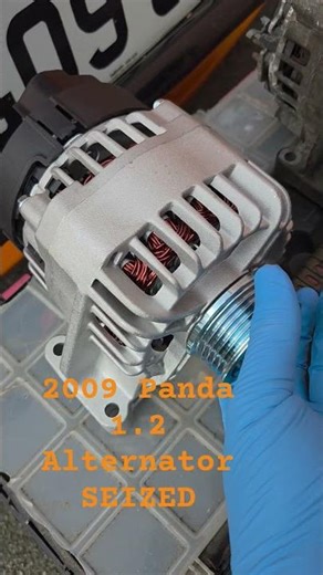 SEIZED ALTERNATOR Panda 169 1.2 with Air Con #carrestorationproject #fiat #panda169 #1.2panda #diy