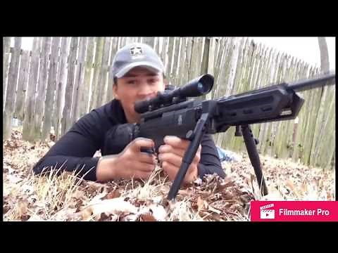 SHOOTING MY BLACK OPS PELLET RIFLE