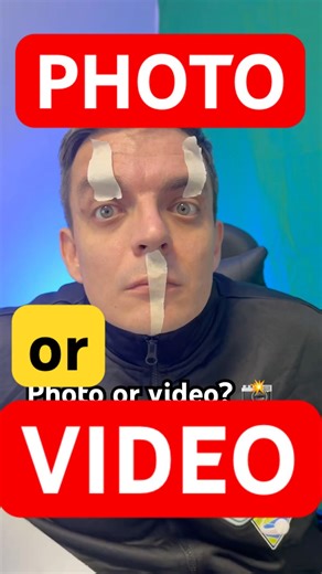 Photo or video? Modern trends 2025 🤡📸 #trending