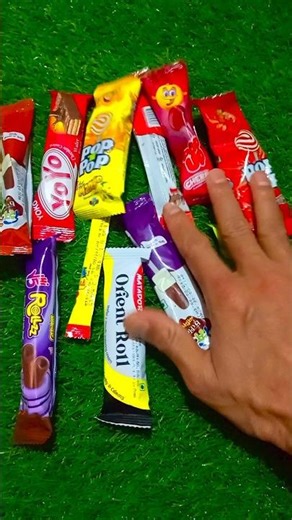 ASMR Most Popular Candys 🍭 Colorful Rainbow Lollipop & Chocolate Unboxing | Satisfying Candy Eating