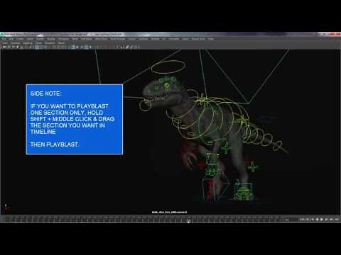 Maya Playblast Setting
