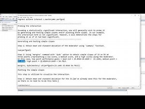 Regression analysis in Stata: Testing and probing interactions involving continuous predictors