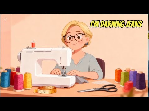 The secret to perfect jean darns? Choose your threads wisely