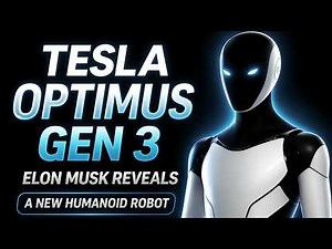 Tesla Optimus Gen 3 Elon Musk Reveals a New Humanoid Robot