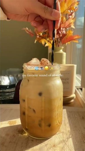 My Favorite Coffee Sound ☕🎶 Glass Shake ASMR 😍🔥 #asmr