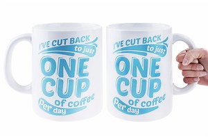 Gigantic Coffee Mug: Half gallon humorous mug