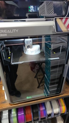I got my creality K2 Pro setup from @FACTMAN 3D SHOWCASE thanks again. check out his page #3Dprinting #3D #3dprinter #creality #sunlu