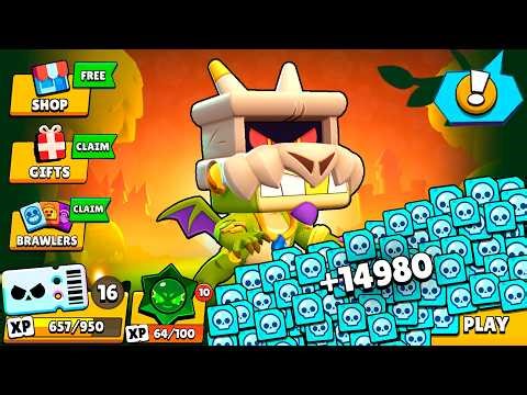 😱Complete 14,980 CREDITS with BRAWL PASS❤️✅ - Brawl Stars FREE GIFTS