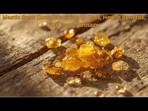 Mastic Gum Complete Guide to Uses, Health Benefits, and Proper Dosage