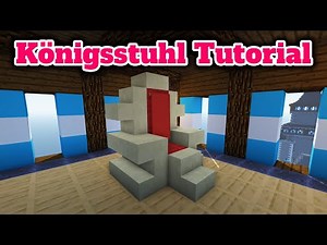 Minecraft: Tutorial Königsthron bauen [Deutsch] #13