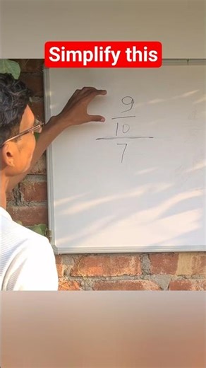 Simplify fractions like this!