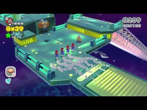 Super Mario 3D World ~ World 4-3 (Green Star & Stamp Guide)