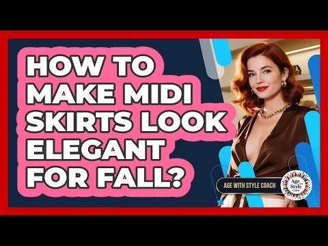 How To Make Midi Skirts Look Elegant For Fall?