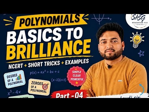 Polynomials part 04 - (Exercise -2.3 & 2.4)
